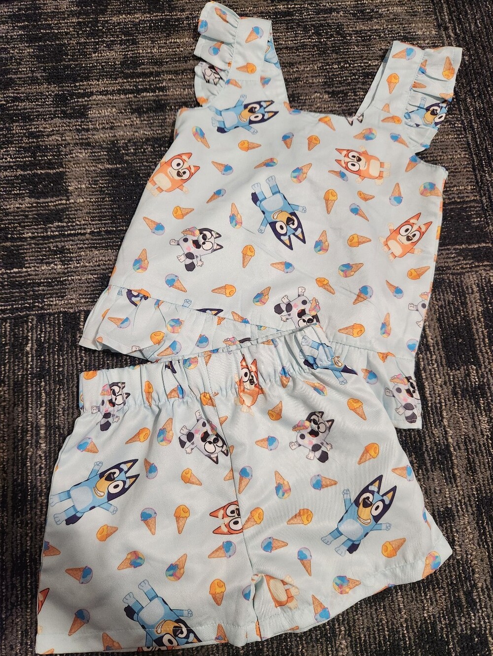 Bluey Shorts Set